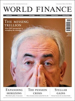 Revista World Finance, noviembre 2009